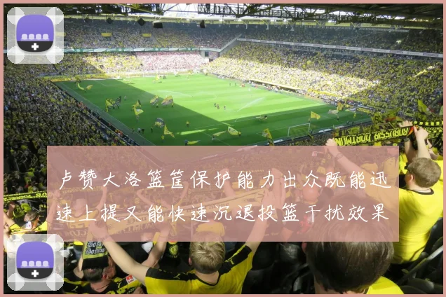 卢赞大洛篮筐保护能力出众既能迅速上提又能快速沉退投篮干扰效果显著